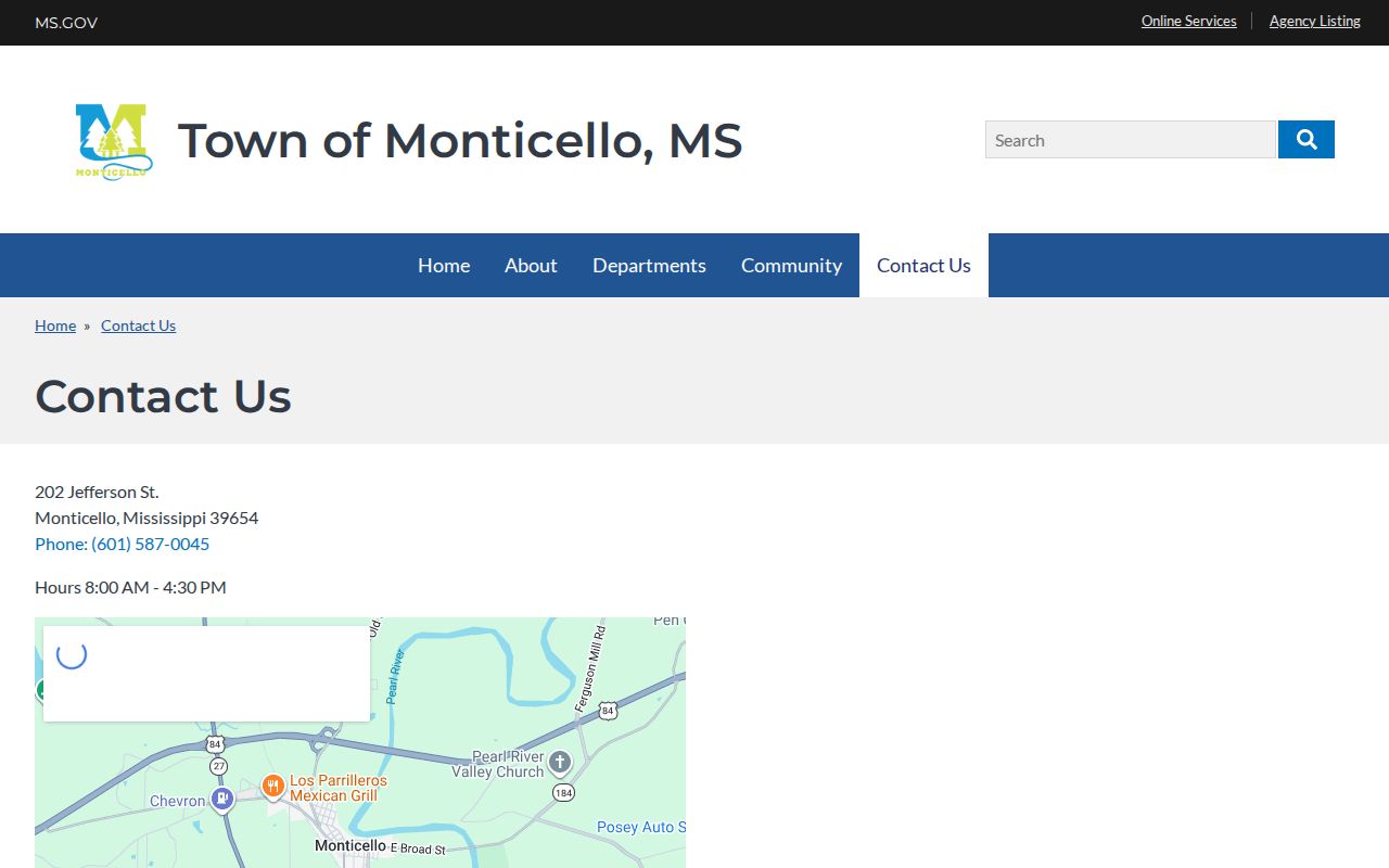Lawrence County traffic court records and Monticello official contact information